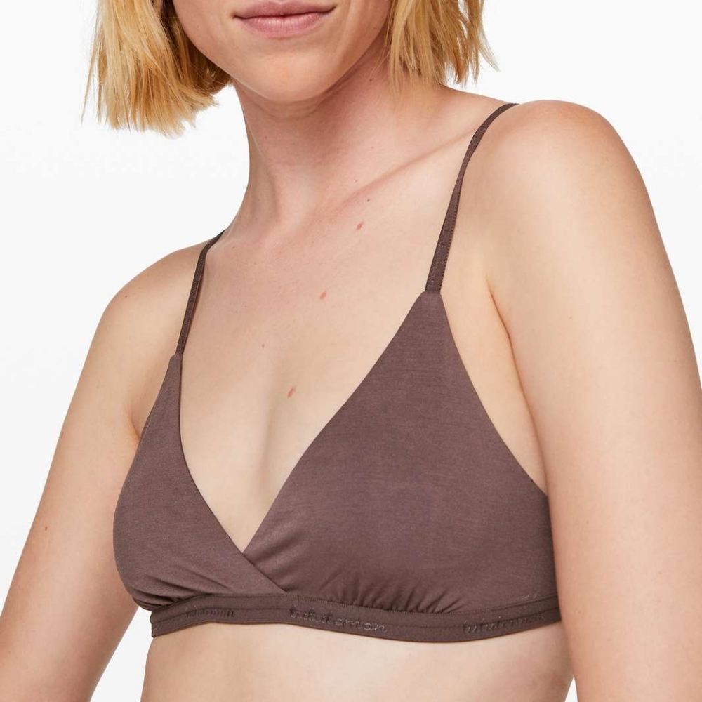 Lululemon simply strappy bralette in Cherry Cola color - like new